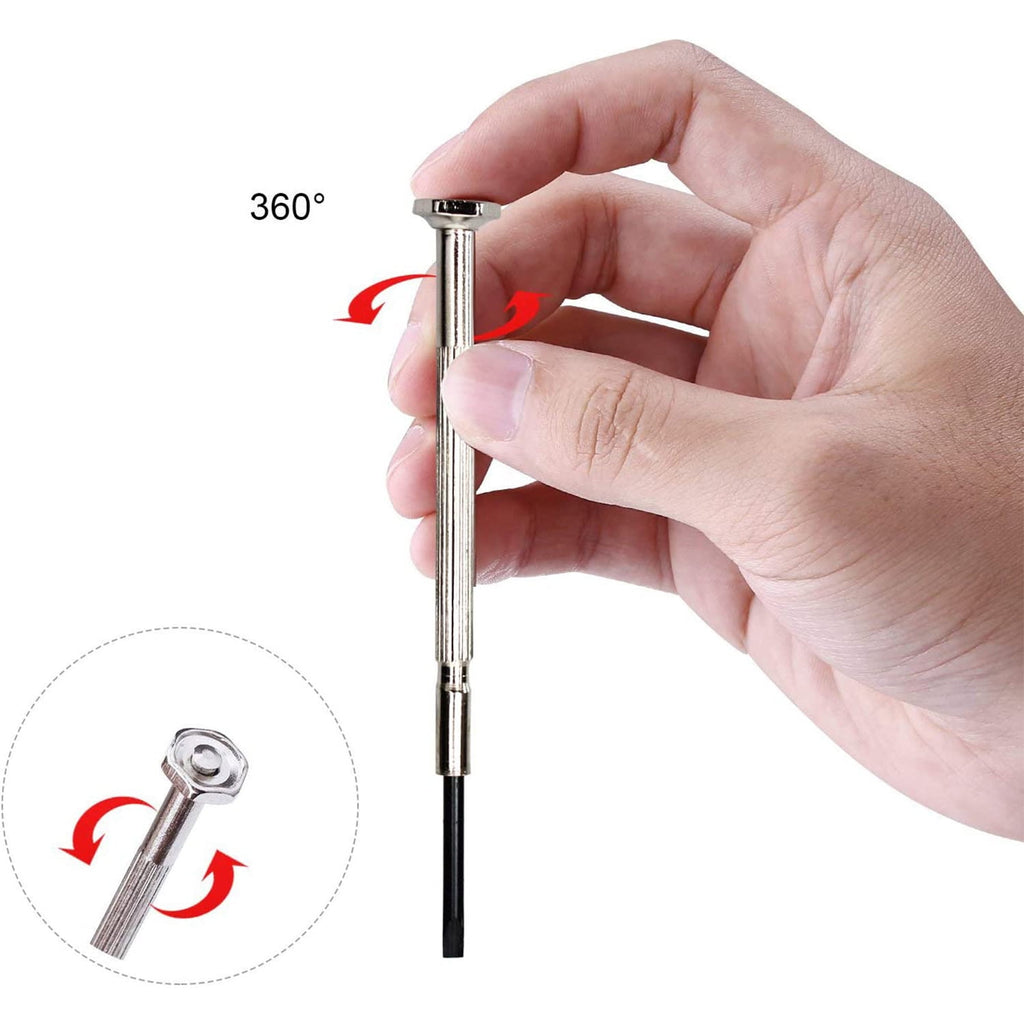 Mini Small Screwdriver Set with 11 Different Size Flathead and Phillips, Precision Little Screwdriver Set for Jewelry... - Image 3