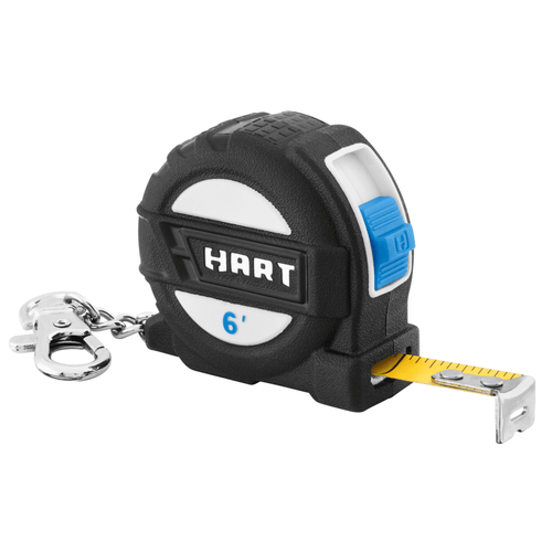 (2 pack) 6-Foot Compact Tape Measure Keychain, Wide-Blade, 0.17 lbs - Image 2