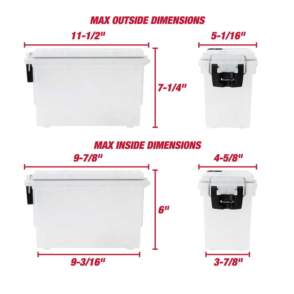 Hyper Tough Frost Locking and Stacking Utility and Tool Box, Durable Plastic 11.5" x 5.06" x 7.25" - Image 5