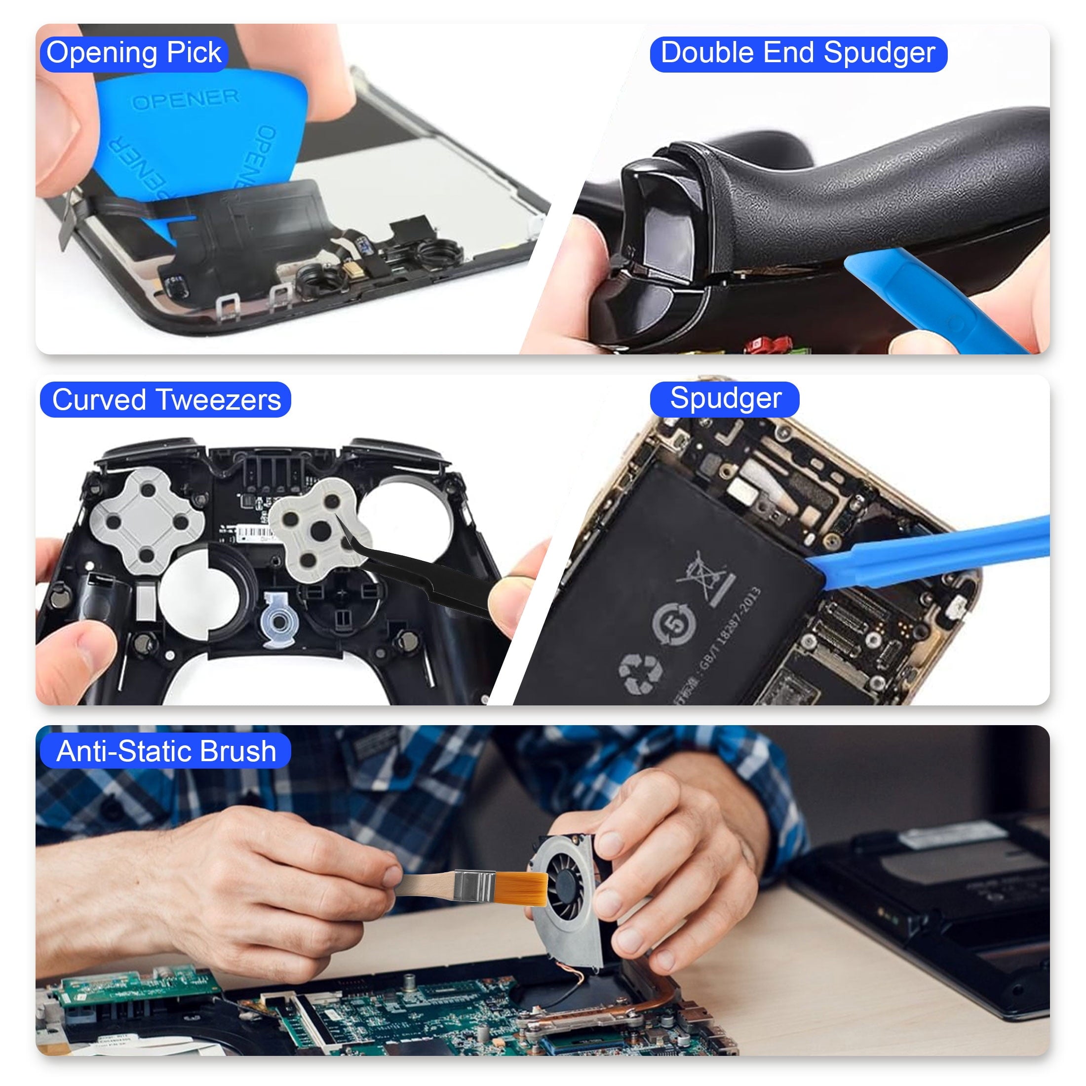 27-in-1 Screwdriver Set Fit for Nintendo Switch, Xbox, // with T2 T7 T8 T9 T10 Torx Security Screwdriver Pry Tweezers... - Image 5