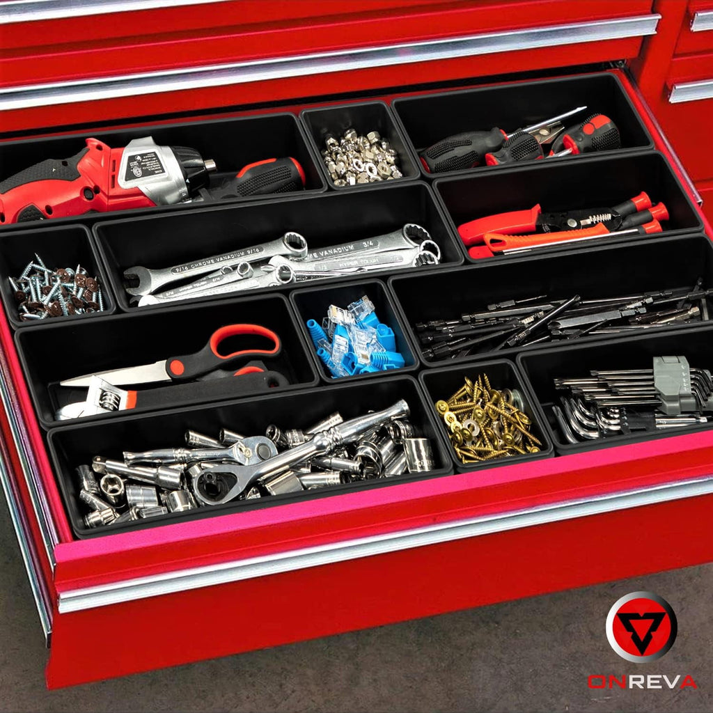 Tray Divider Set, Extra Large Trays, s and Storage Kit, Rolling Chest Drawer Bins, Hardware Screwdrivers Pliers Organ... - Image 6