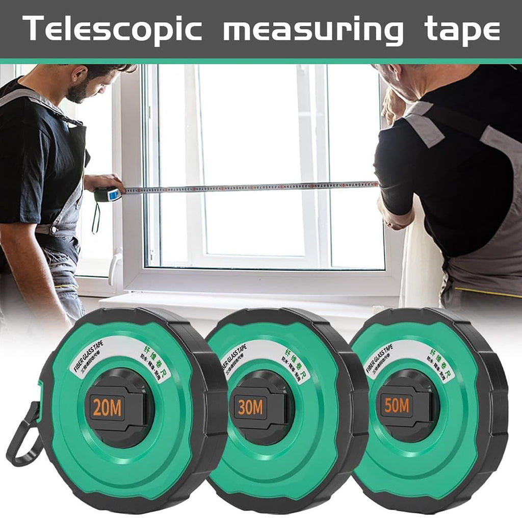 Measuring Tape Metric Tape Measure Double Scale Soft, Durable Fiberglass Tape Measure with Abs Case for Construction ... - Image 5