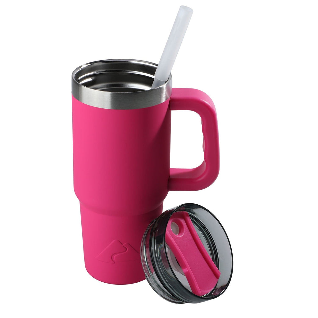 Ozark Trail 18 oz Stainless Steel Insulated Tumbler with Handle, Black