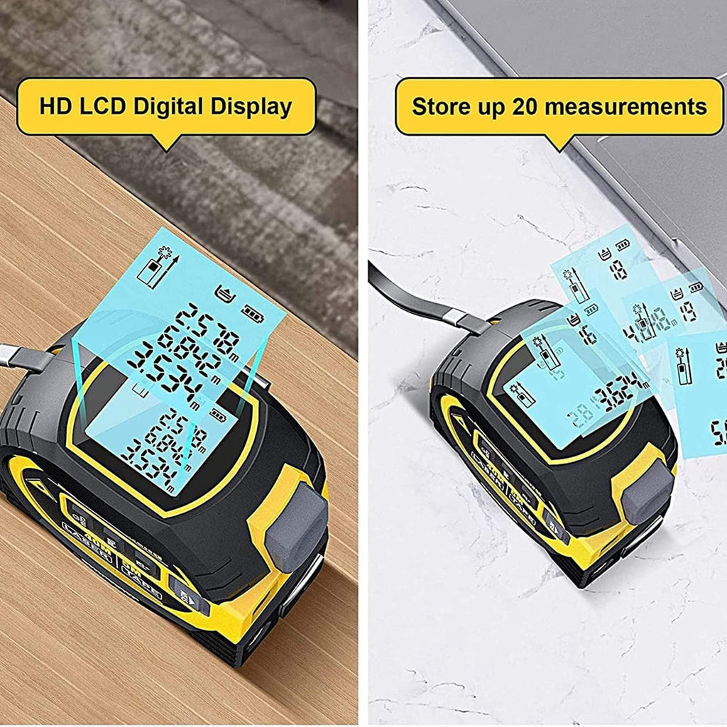 The Almighty Ruler 3-in-1 Measuring Tape, Almighty Tools Tape Measure with Led Display(196 ft/60 m) - Image 3