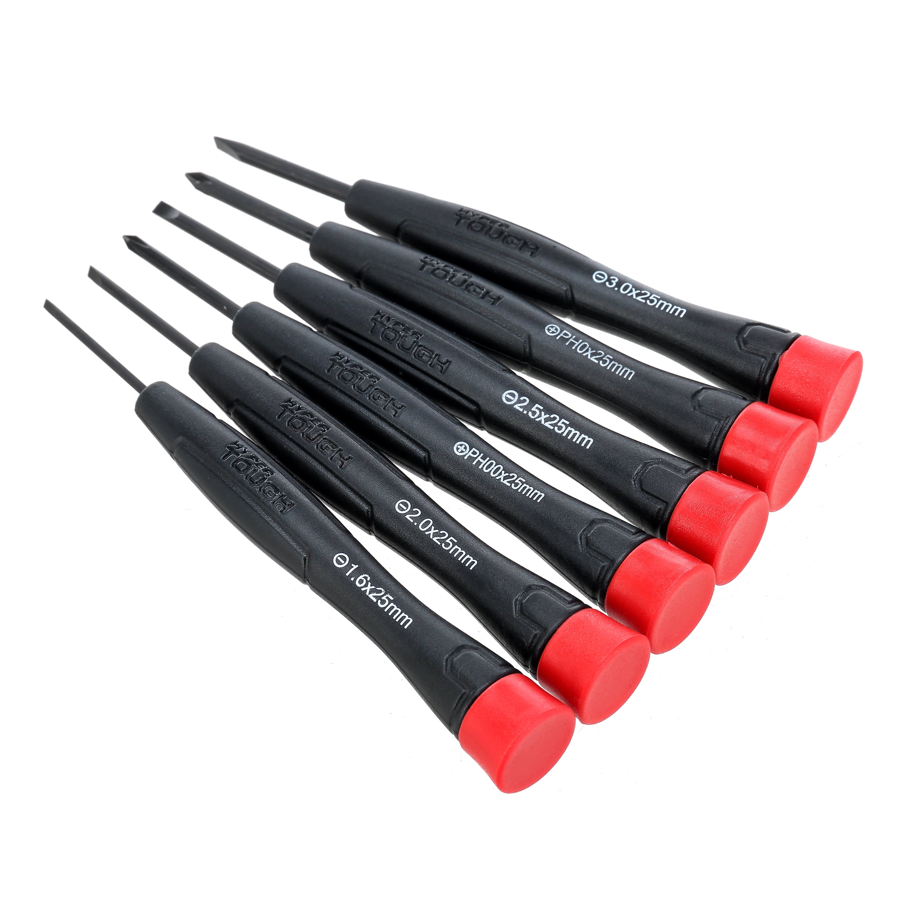 6 Piece Multiple Tip Precision Screwdriver Set with Storage Case - Image 5