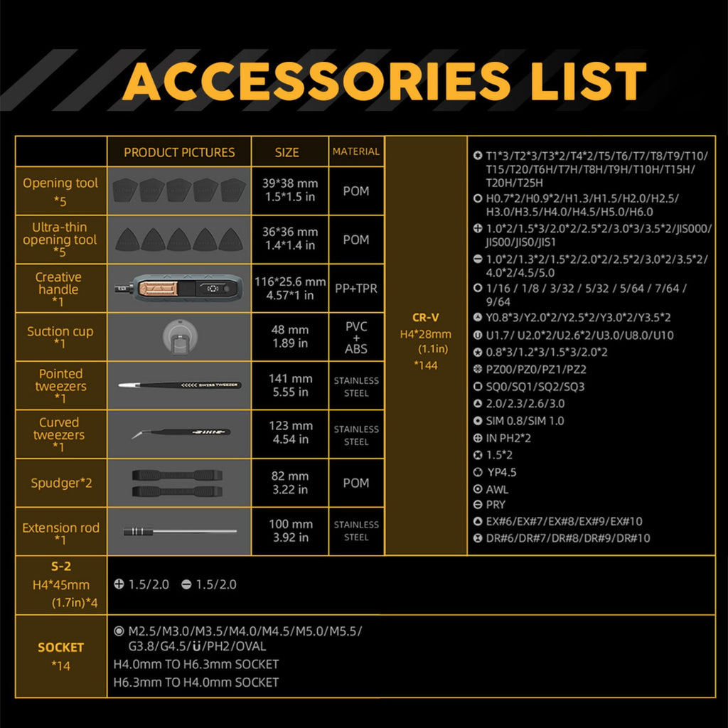 180 in 1 Precision Screwdriver Set - Image 3