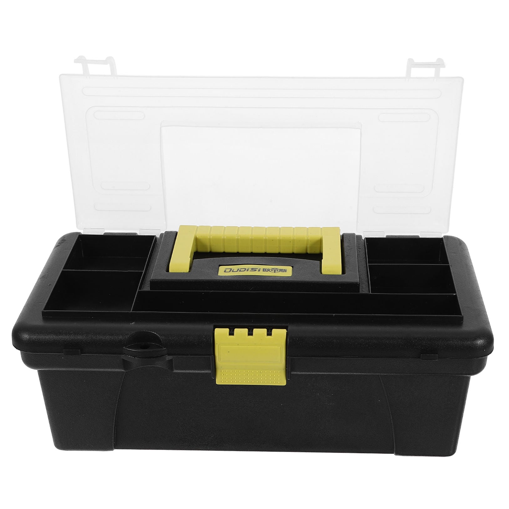 WHAMVOX Portable Tool Box ABS Plastic Black For Handyman 2Pcs 12.18X6.29X4.72In - Image 6