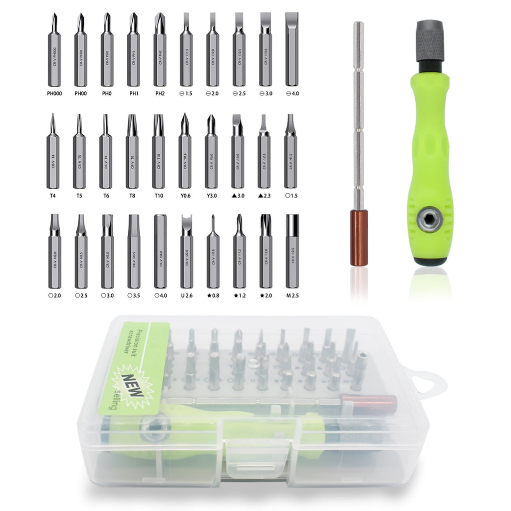 32 In 1 Small Screwdriver Set, Mini Magnetic Screwdriver Set Contains 30 Bits Precision Repair Tool Kit, Torx Screwdr... - Image 2