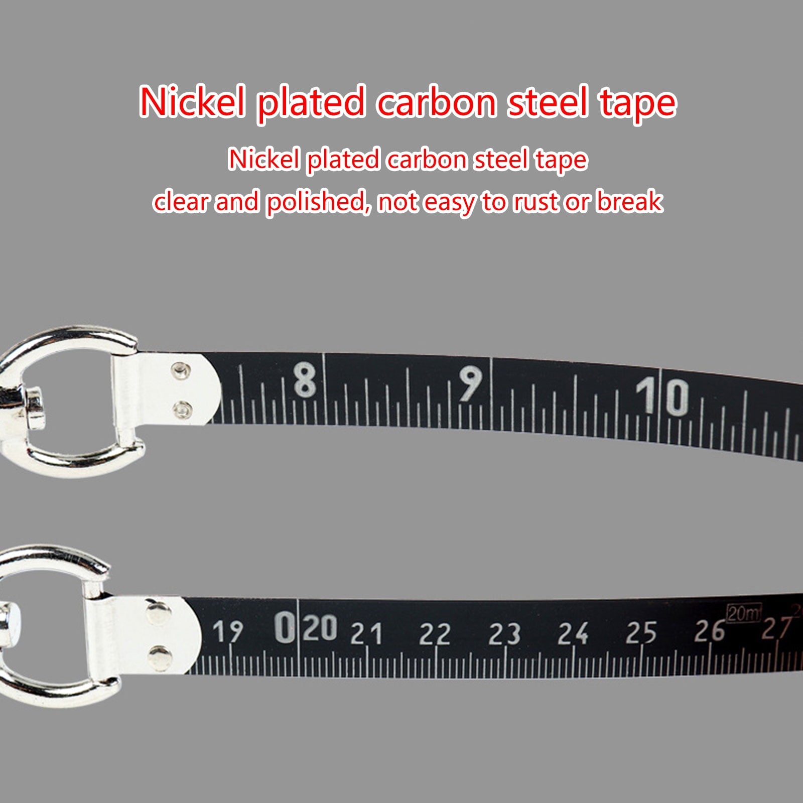 Oil Gauging Tape with Brass Plumb Bob Oil Gauging Tapes 15/20/30/50M Measuring Ruler Accuracy Tape Measure - Image 5