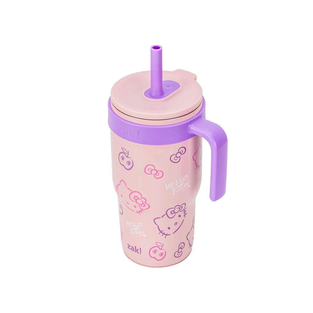 18oz Stitch Kids Straw Handle Tumbler