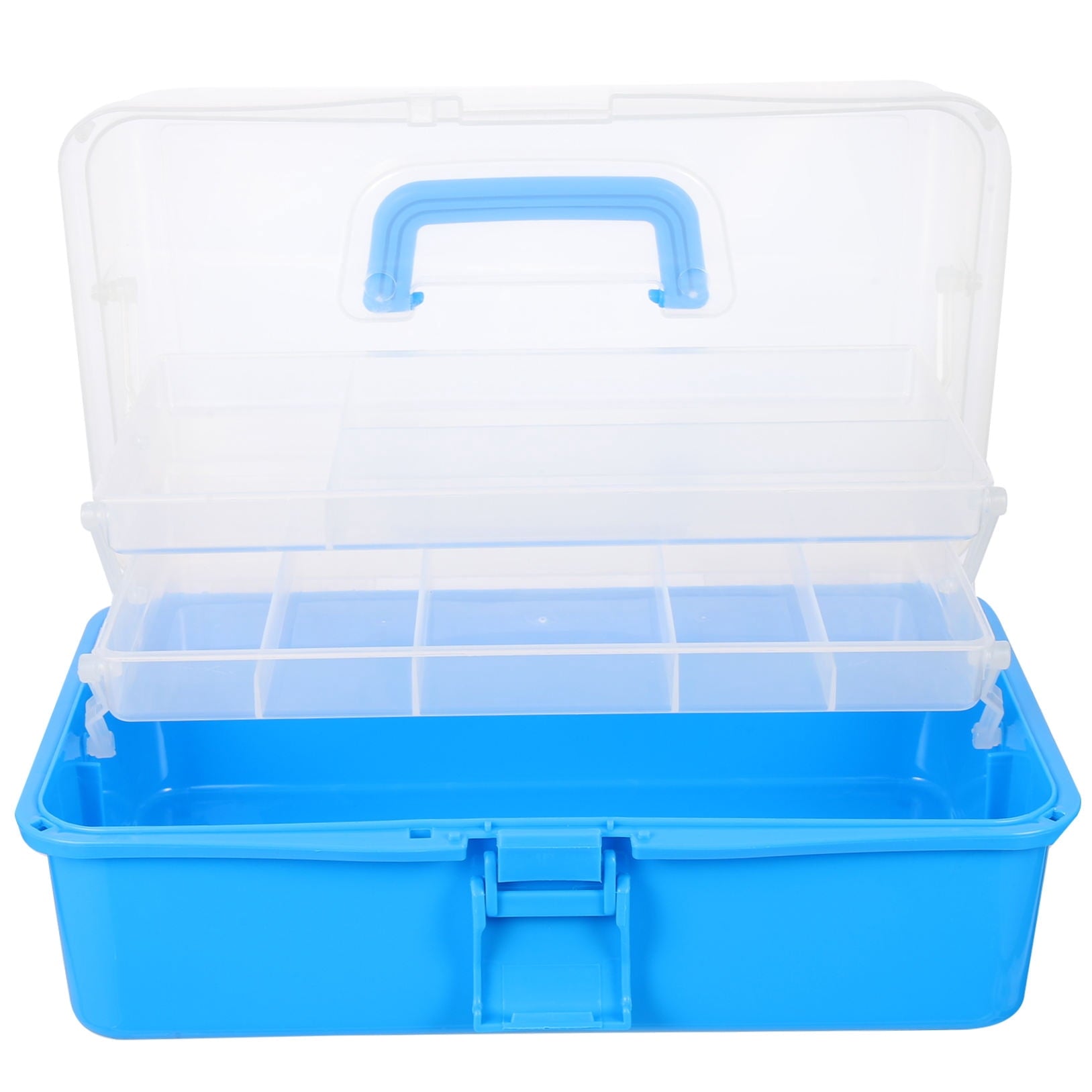 Portable Tool Box with PP Material, Large Capacity Storage Case, Secure Buckle, 7.9"x5.5"x4.3" - Image 4