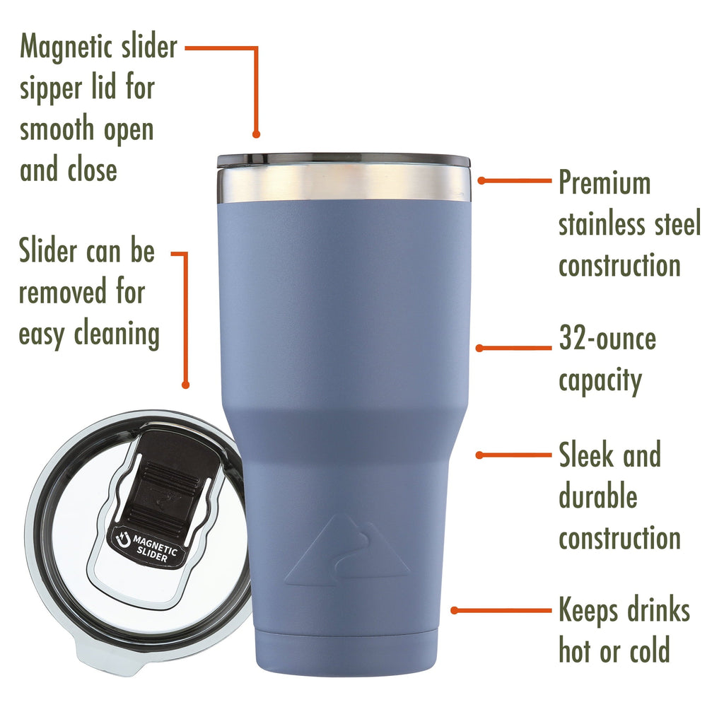 Ozark Trail 32 oz Stainless Steel Insulated Tumbler, Black