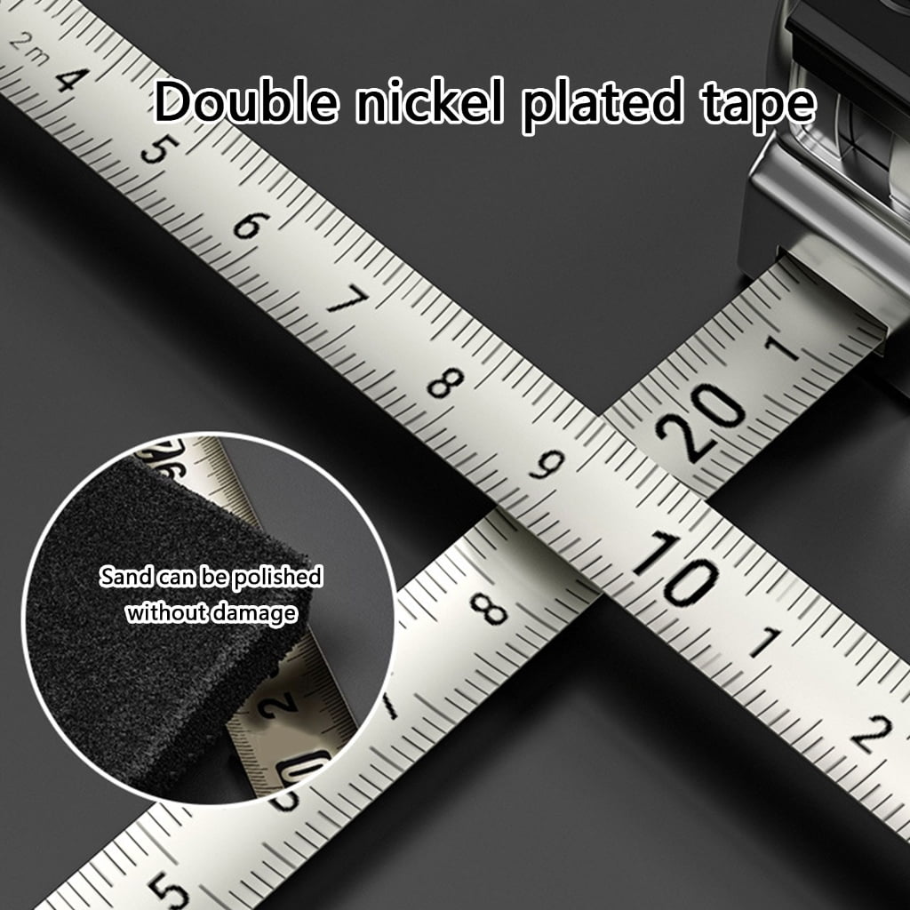 Steel Measuring Tape Retractable Ruler 2Meter Waterproof Tape Selves Locki - Image 2