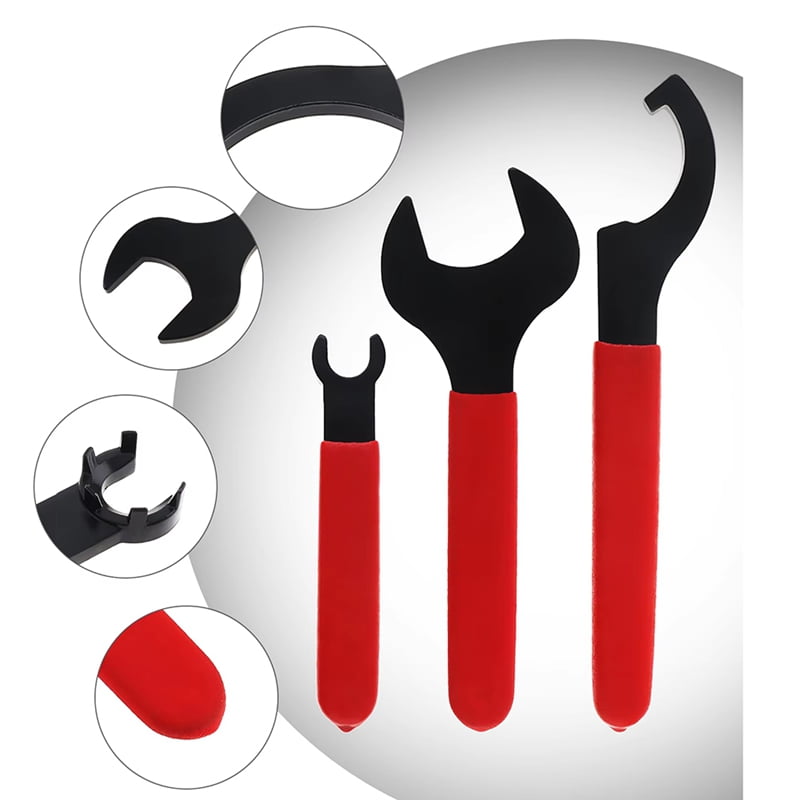 6pcs over Spanner Wrench Set for Suspension System Heavy Duty Adjustable Shock Wrench - Image 2