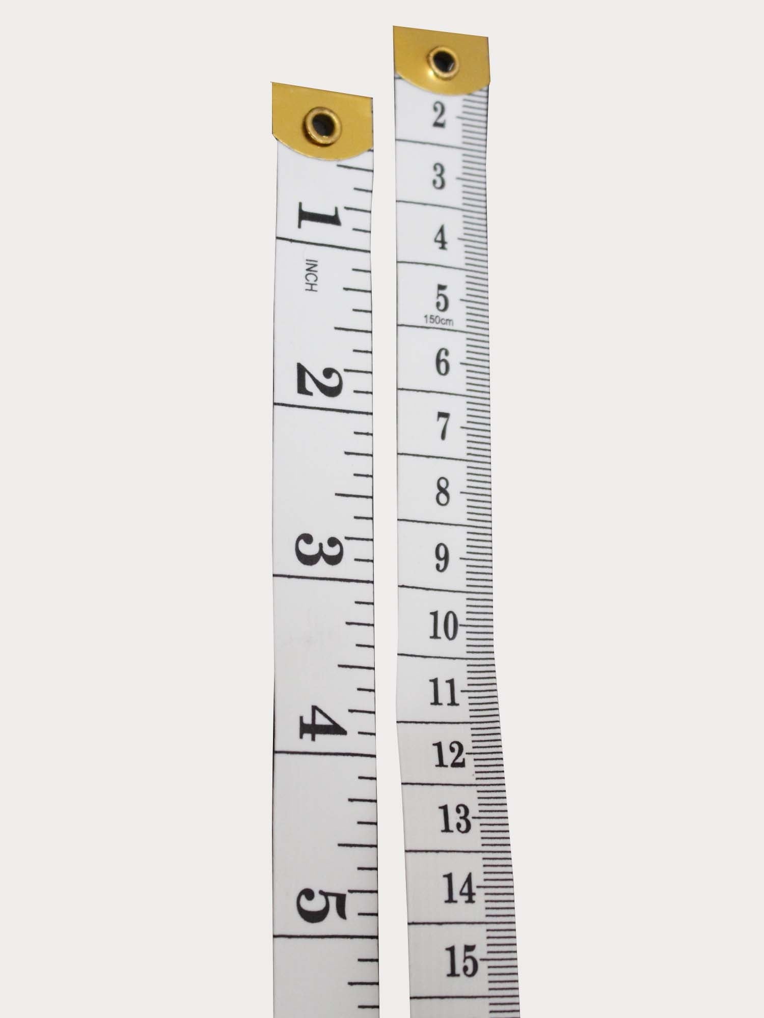 Unique Bargains 60 inch/Metric Tape Measure Tailor Sewing Cloth Ruler White - Image 2