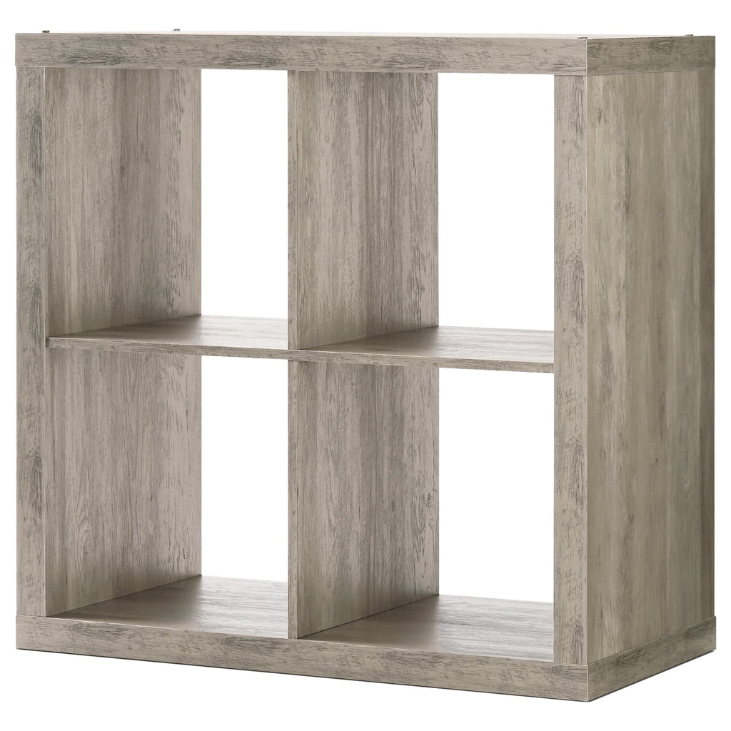 Better Homes &amp; Gardens 4 Cube Storage Organizer, White Texture
