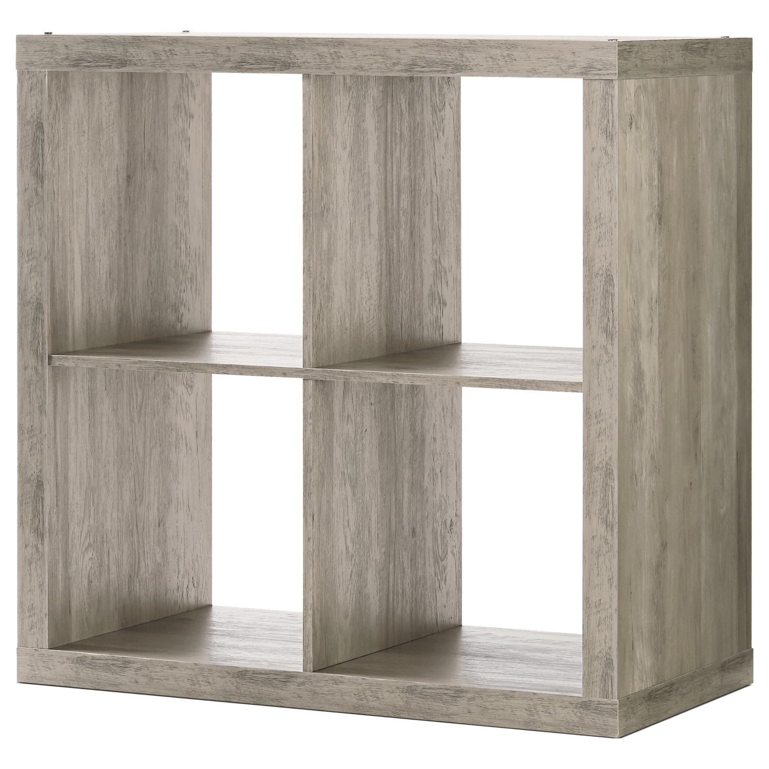 Better Homes &amp; Gardens 4 Cube Storage Organizer, White Texture