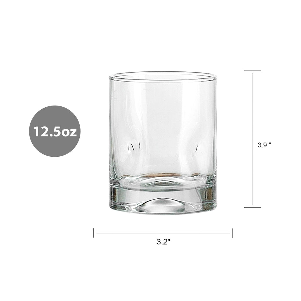 Better Homes &amp; Gardens Lyra Drinking Glasses, 12.5 oz, Set of 4