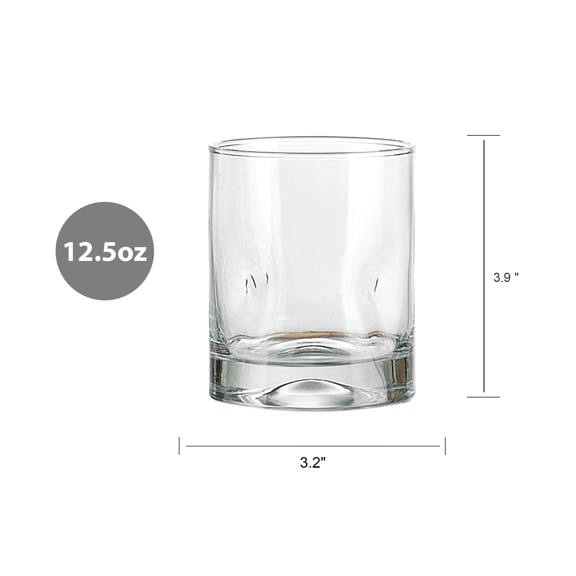 Better Homes &amp; Gardens Lyra Drinking Glasses, 12.5 oz, Set of 4