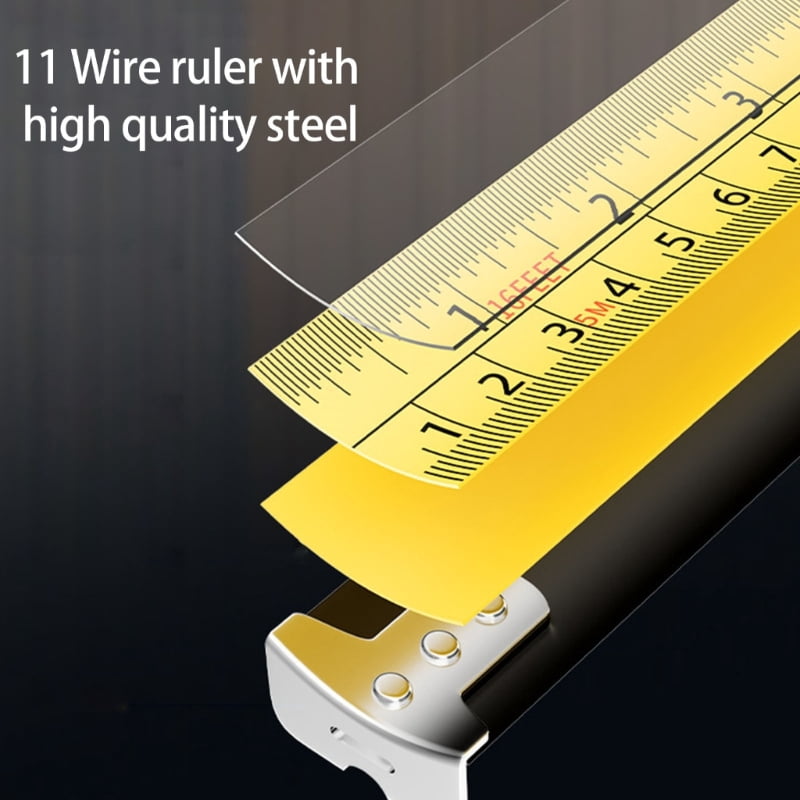 Transparent Tape Measure With Inch Metric Scale Stainless Steel Construction 300/500/750/1000cm Option - Image 3