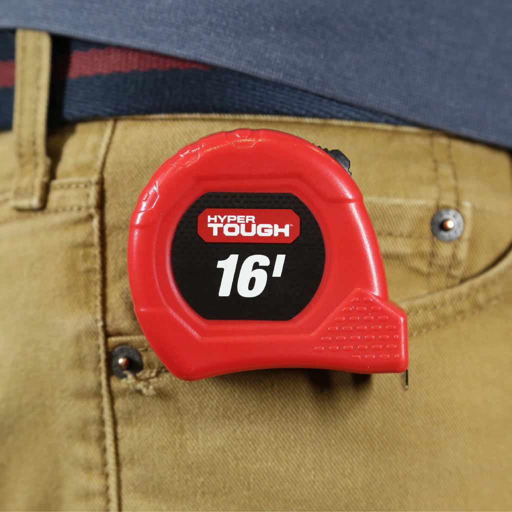 (3 pack) Hyper Tough 16 Foot Tape Measure - Image 3