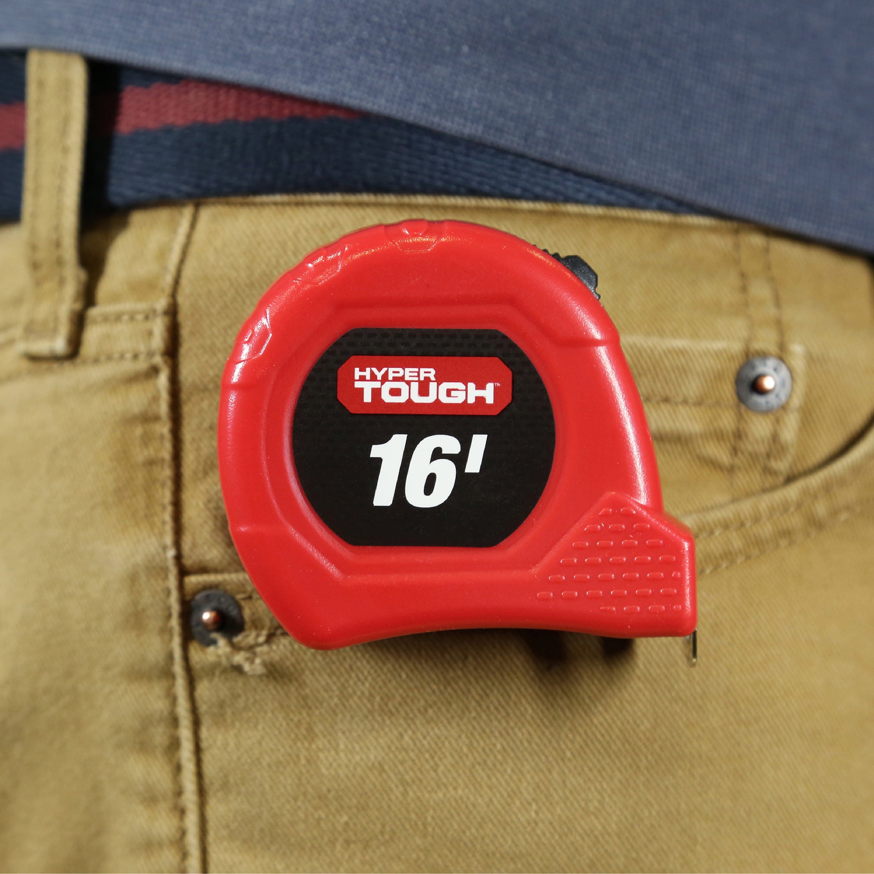(3 pack) Hyper Tough 16 Foot Tape Measure - Image 3