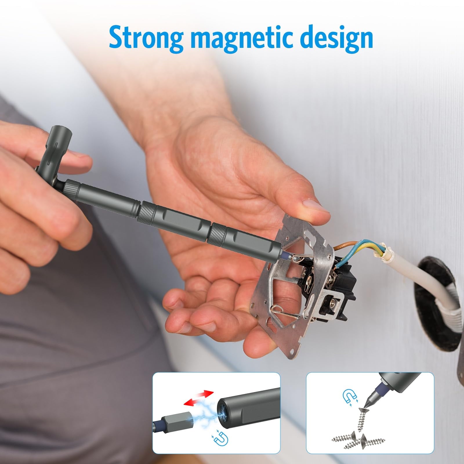 Upgraded 42-in-1 Ratchet & Magnetic Screwdriver Set with T-Handle Portable Tool Kit for Electronics, Bikes, Furniture... - Image 4