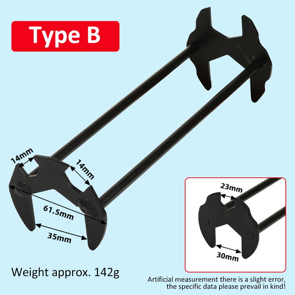 Set Under Sink Wrench Plumbers Wrench 7 Sizes Under Sink Wrench Faucet Tool Universal - Image 6