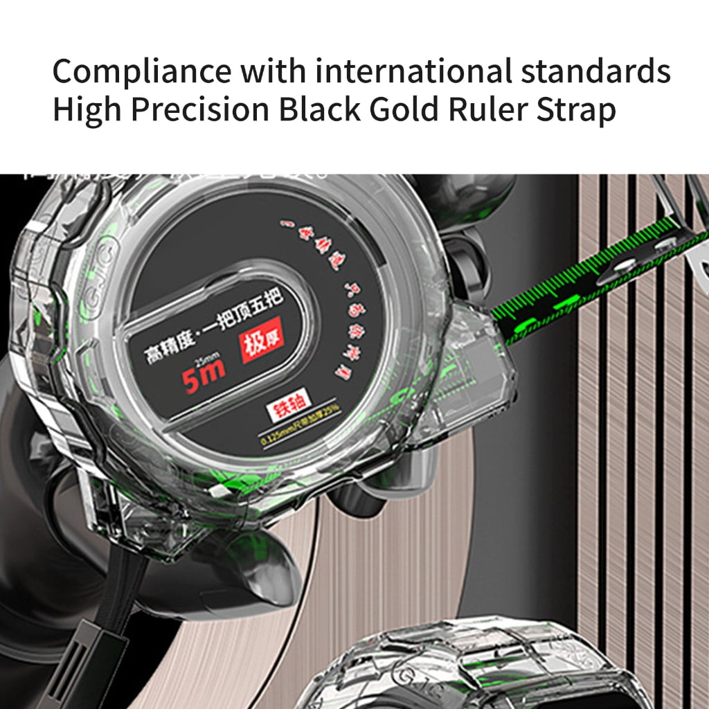 Fluorescent Tape Measure 5Meter High-Precisions, Waterproof Measuring Tool Rulers - Image 6