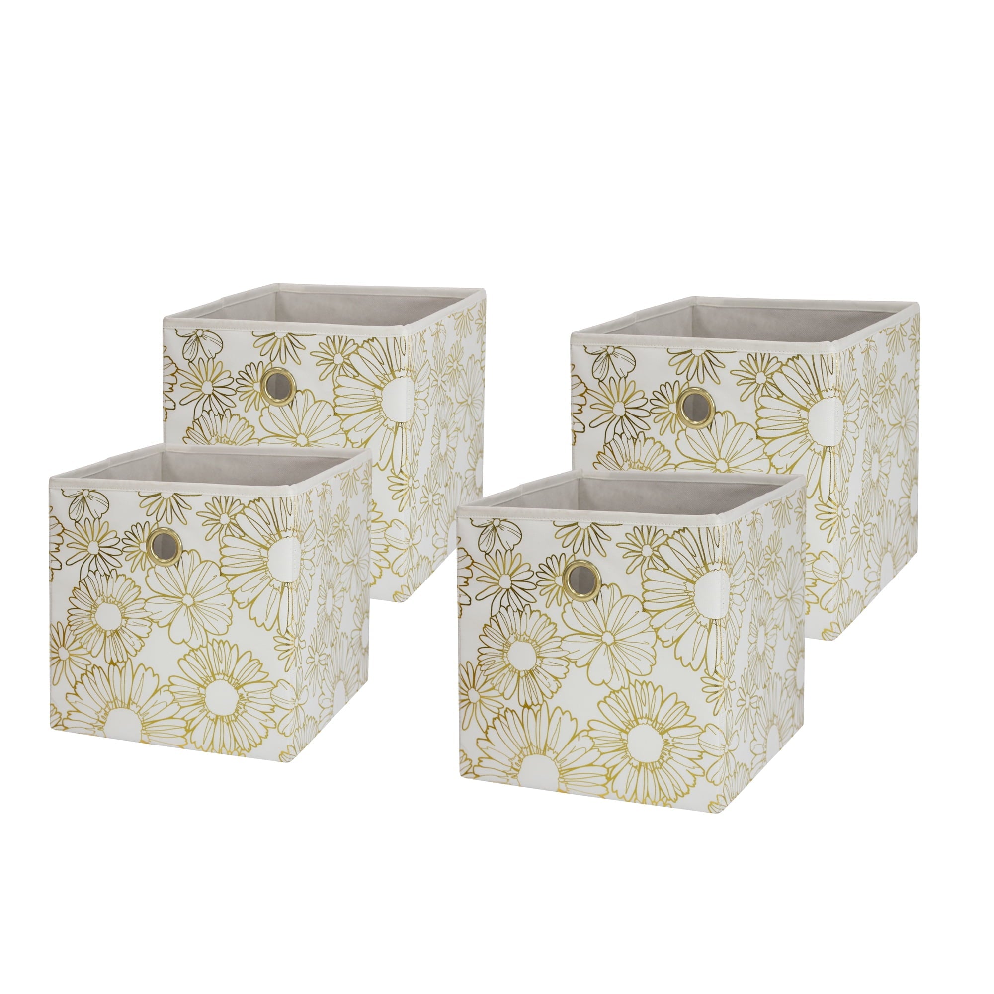 6 Cube Storage Organizer, White Portable for Home