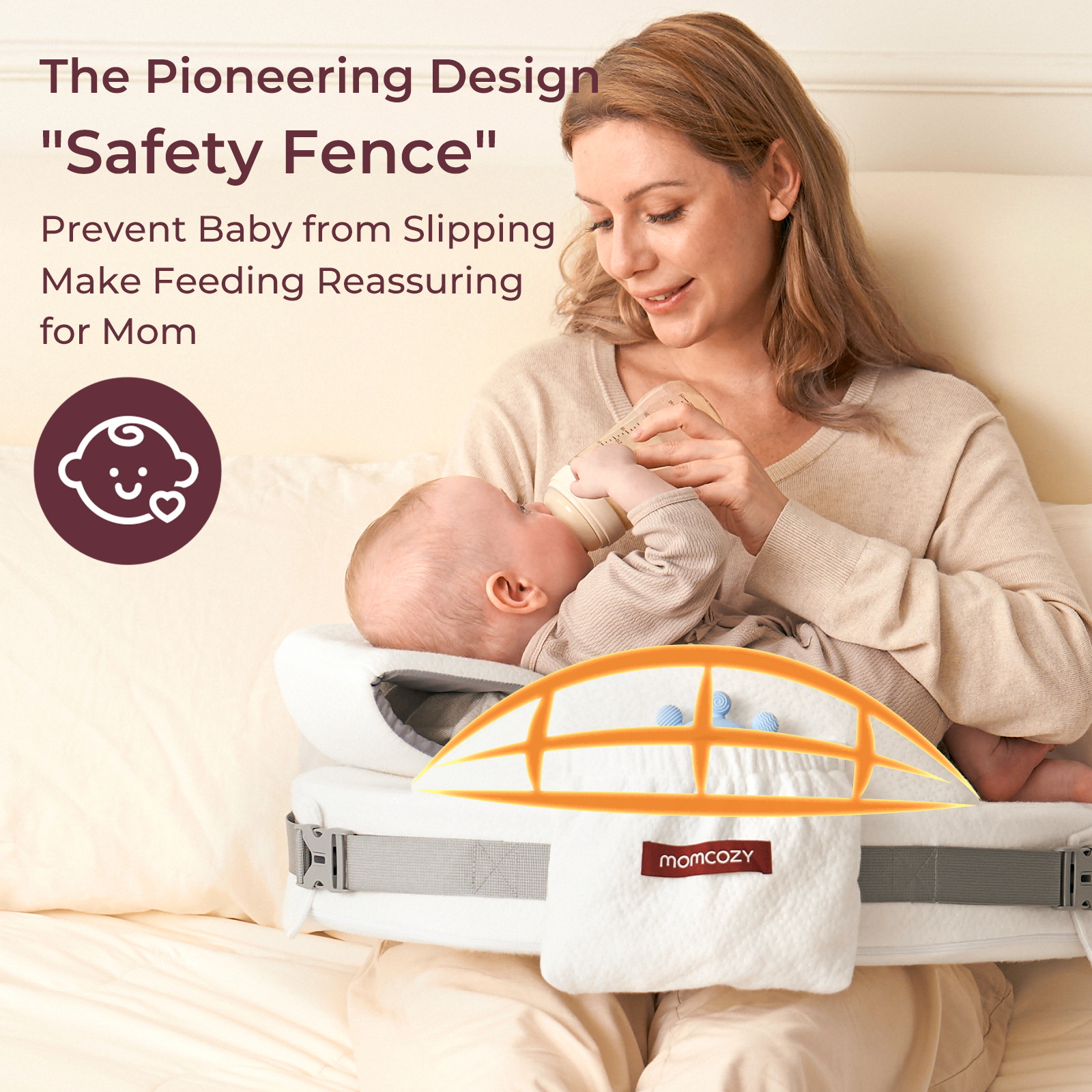 Momcozy Memory Foam Nursing Pillow