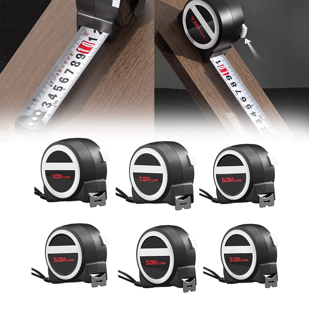 3-10M Steel Tape Measure Hcs Ruler Ranging Tool Measuring Tapes Wear-Resistant 5Meterx25Mm Home - Image 5