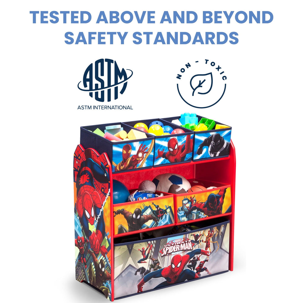 Design and Store 6 Bin Toy Storage Organizer by
