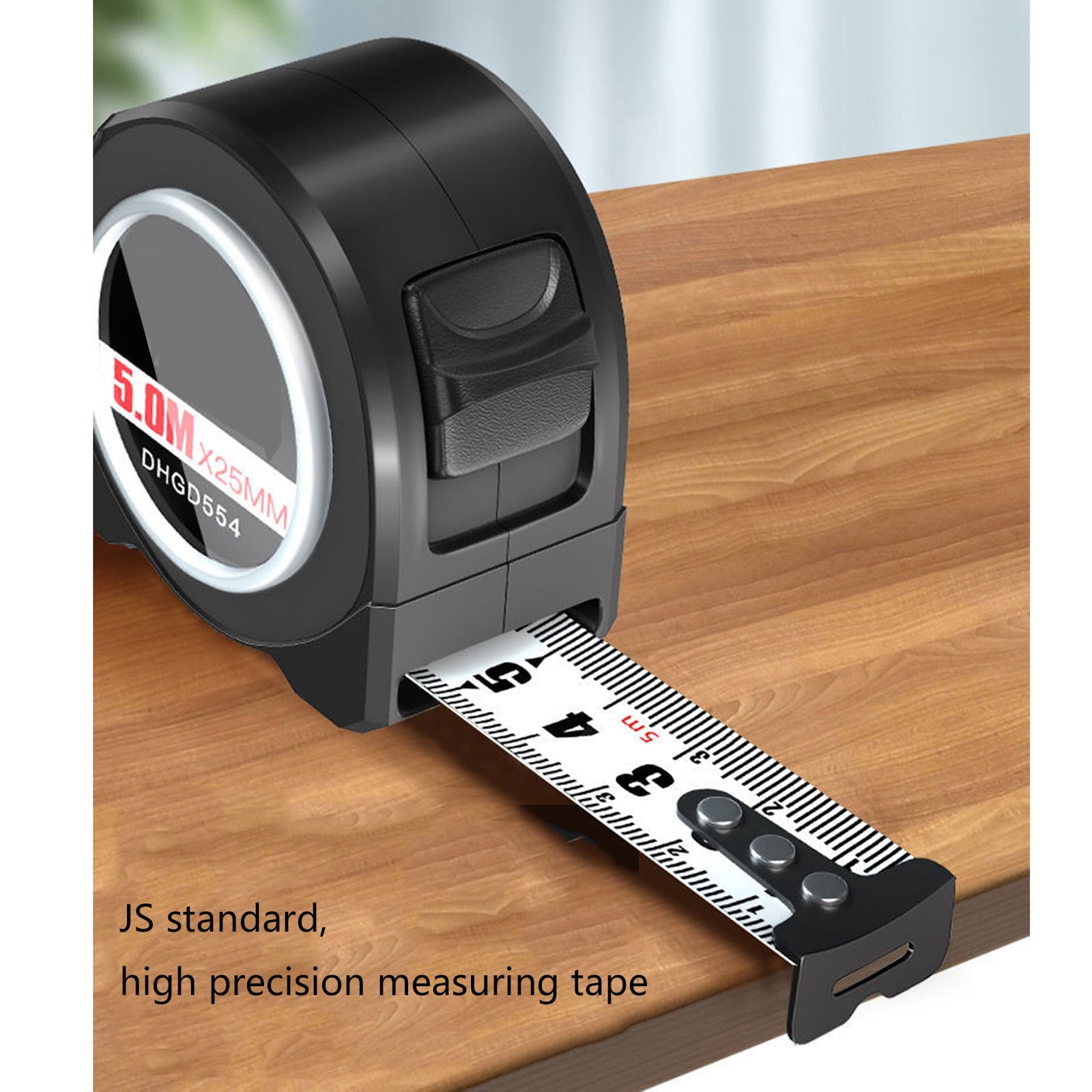 Professional Carbon Steel Measuring Tape Reinforced Not Slip Grip Easy Carry Hanger Easy Locking Tape for Workshop Use - Image 2