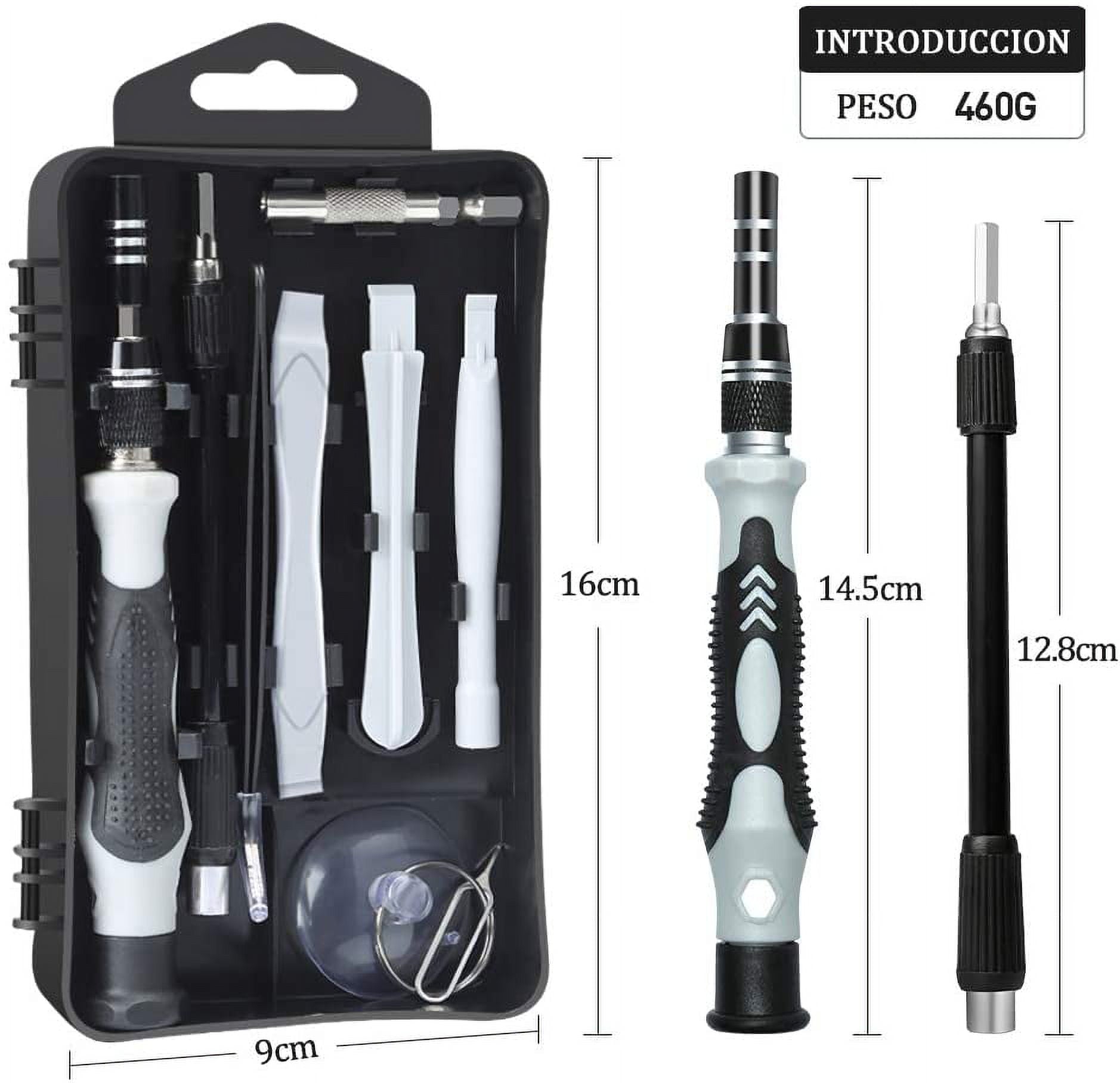 117 in 1 Precision Screwdriver Set Professional Electronics Repair Tool Kit with 98 Bits Magnetic Driver , pry, Spudg... - Image 5