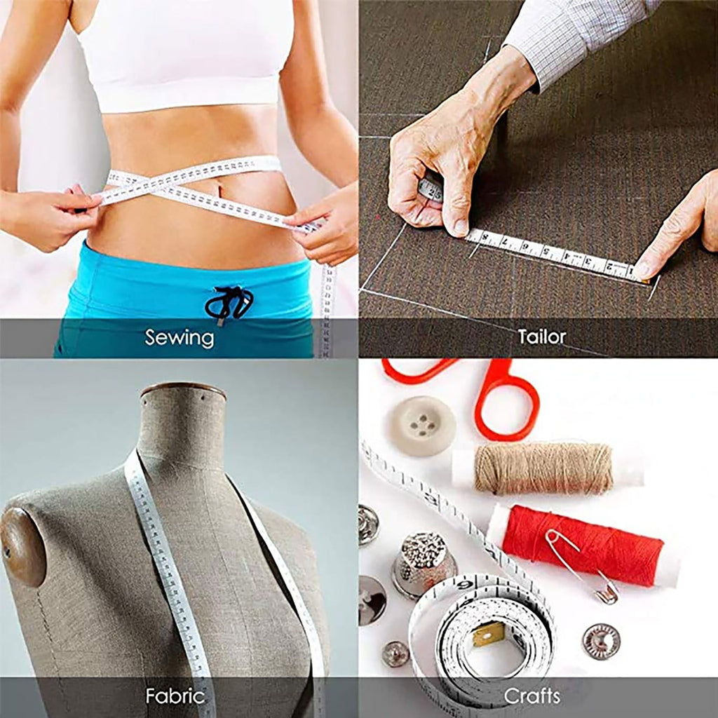 Sewing Measuring Tape 1X Measuring Tool,Measuring Tape For Body Fabric Sewing Tailor Cloth Knitting Home Craft Measur... - Image 3