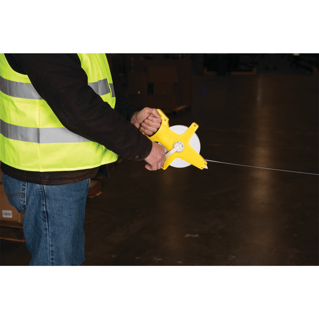 1942 150-Feet Open Reel Tape Measure, Yellow - Image 5