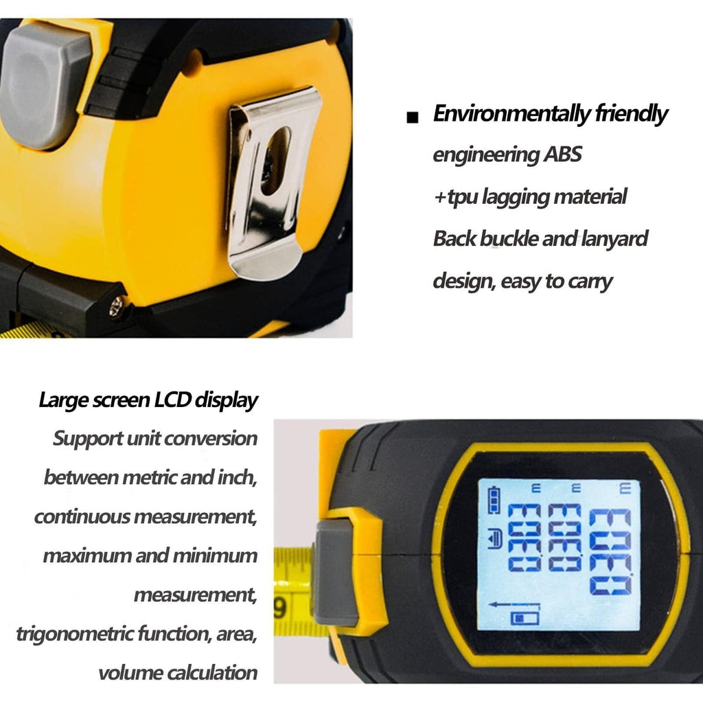 The Almighty Ruler 3-in-1 Measuring Tape, Almighty Tools Tape Measure with Led Display(196 ft/60 m) - Image 5