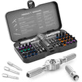 42 in 1 Magnetic Screwdriver Set, Ratcheting Screwdriver Set, Multi Bit Screwdriver Kit, Allen Wrench Ratchet Kit, De...
