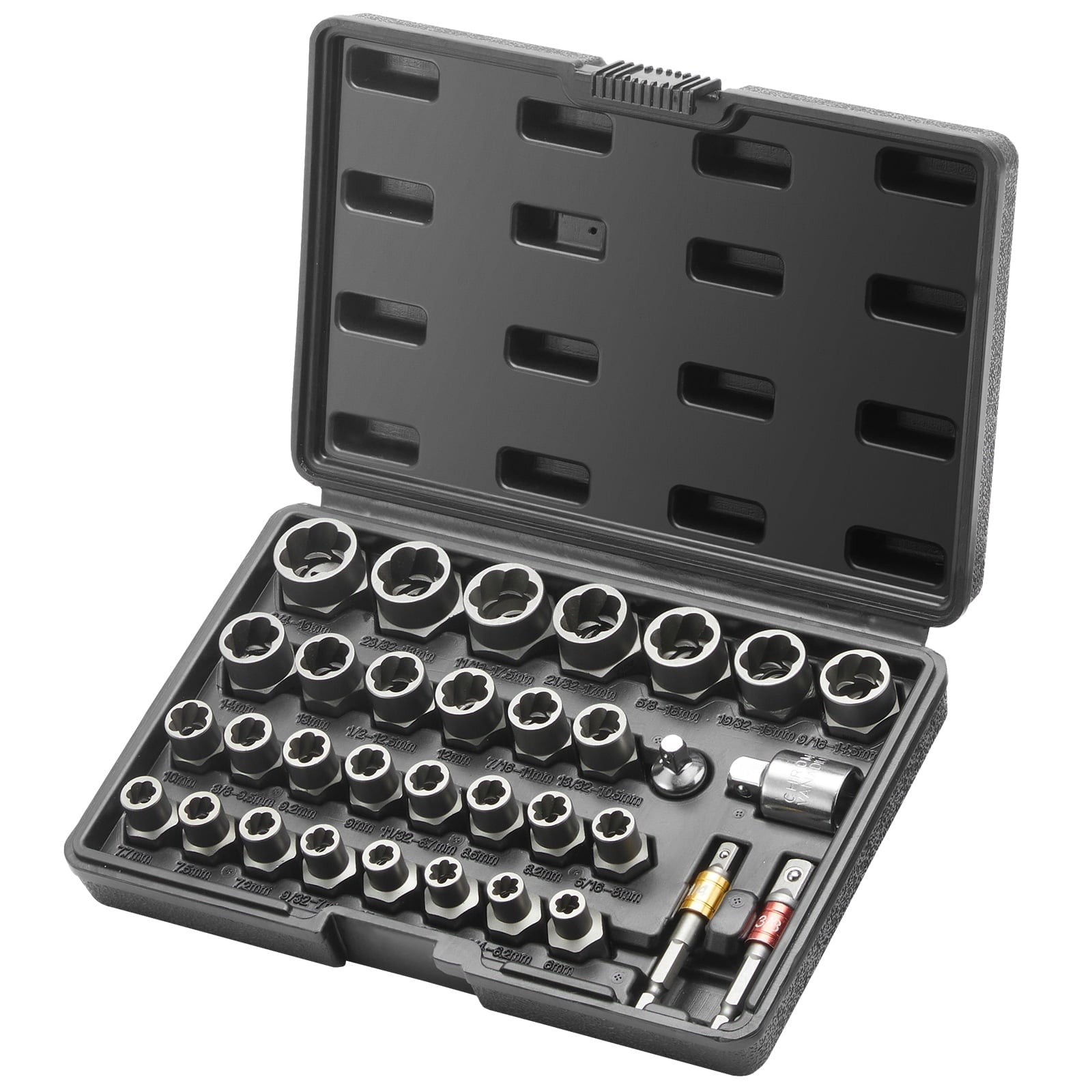 YM-29, Bolt Extractor Socket Wrench & Set, 29 Pieces