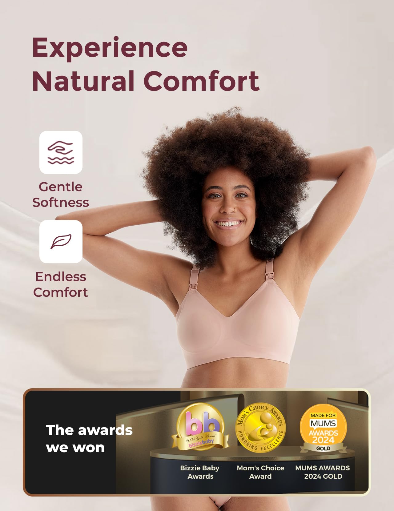 Postpartum Essential Kit:Postpartum Belly Wrap + Nursing bra