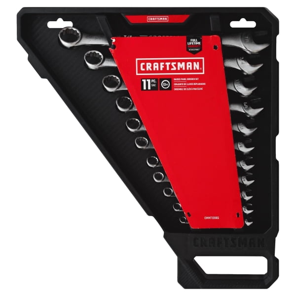. Raised Panel Wrench Set - SAE 11-Piece