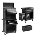 NIGSQJB 3-In-1 Tool Chest on Wheels with 6 Drawers, 52"H Tool Storage Cabinet with Auto Locking System,Detachable Top,Tool Box Organizer for