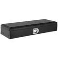 34"x6"x13" Aluminum Pickup Truck Trailer Trunk Bed Tool Storage Box w/ Lock Black