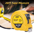 Measuring Tape Measure 25 Ft, Metric, Imperial Measurement Tape, Retractable, Self-Lock
