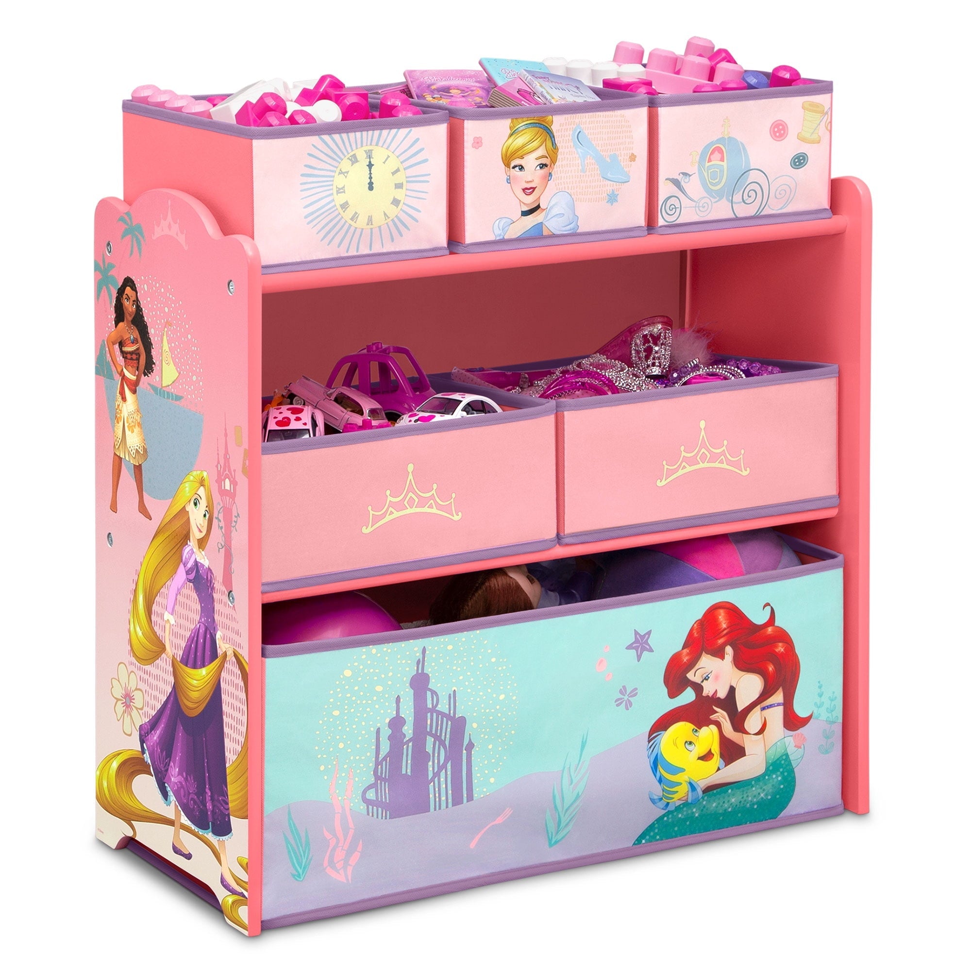 Design and Store 6 Bin Toy Storage Organizer by