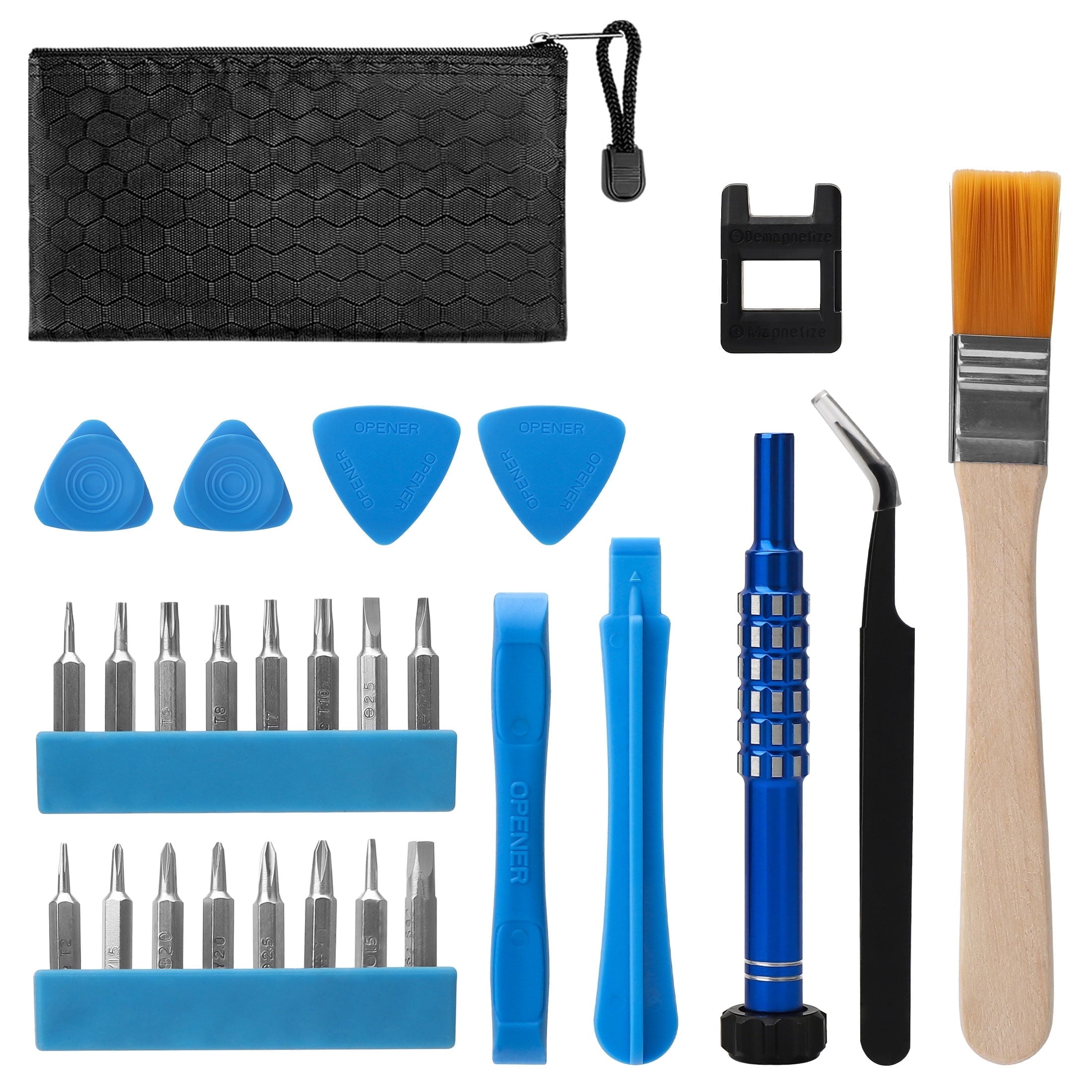 27-in-1 Screwdriver Set Fit for Nintendo Switch, Xbox, // with T2 T7 T8 T9 T10 Torx Security Screwdriver Pry Tweezers...