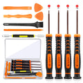 Torx T6 T8 T10, 1.5 Cross Security Magnetic Screwdriver Repair Tool Set Suitable for /4/3, Xbox One, Xbox 360, Ninten...