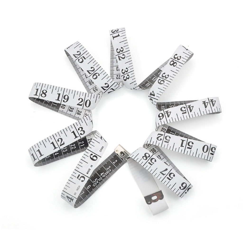 Soft Tape Measure 60 Inch/, Dual-Sided Inch & Centimeter Scale, Durable Fiberglass Tailor's Measuring Tape for Sewing...