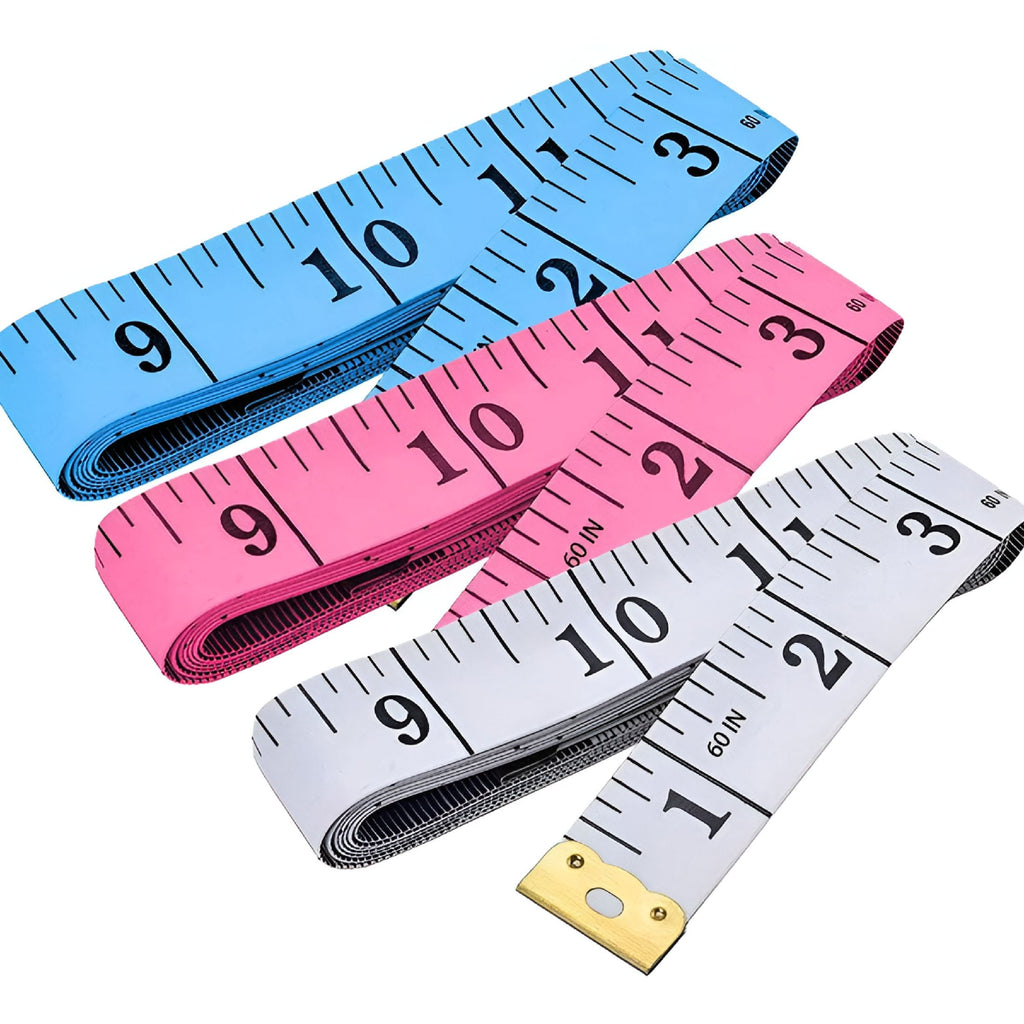 3 Pack Measuring Tape,Tape Measure for Body Double Scale Measurement Tape for Sewing,Body,Tailor 60 Inch/ 150 cm